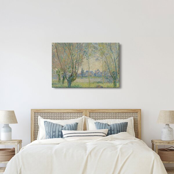 Slika - Claude Monet, Woman Seated under the Willows, reprodukcije (90x60 cm)