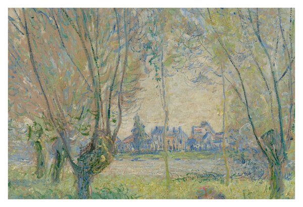 Slika - Claude Monet, Woman Seated under the Willows, reprodukcije (90x60 cm)