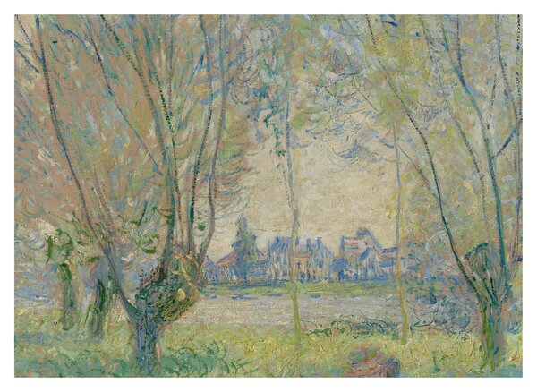Slika - Claude Monet, Woman Seated under the Willows, reprodukcije (70x50 cm)