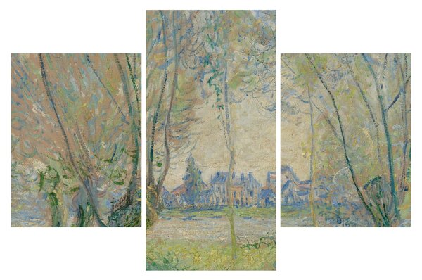 Slika - Claude Monet, Woman Seated under the Willows, reprodukcije (90x60 cm)