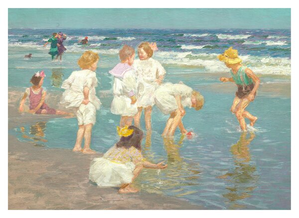 Slika - Edward Henry Potthast, A Holiday, reprodukcije (70x50 cm)