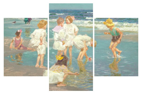 Slika - Edward Henry Potthast, A Holiday, reprodukcije (90x60 cm)