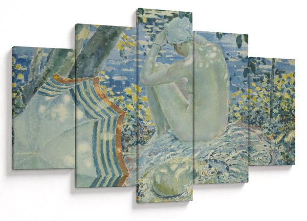 Slika - Frederick Carl Frieseke, On the Bank, reprodukcije (150x105 cm)