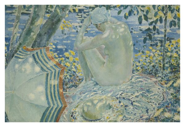 Slika - Frederick Carl Frieseke, On the Bank, reprodukcije (90x60 cm)