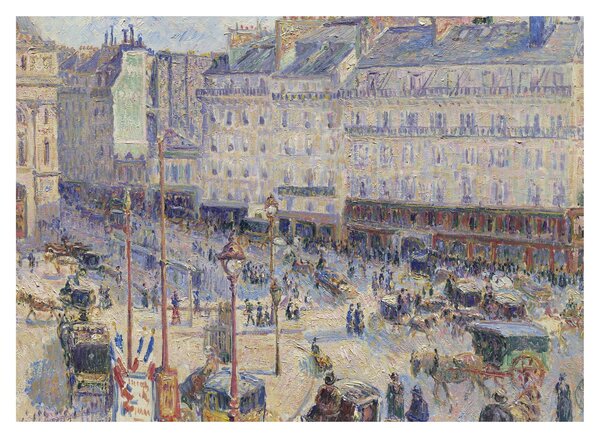 Slika - Camille Pissarro, The Place du Havre, reprodukcije (70x50 cm)