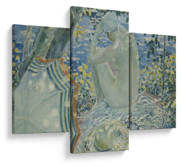 Slika - Frederick Carl Frieseke, On the Bank, reprodukcije (90x60 cm)