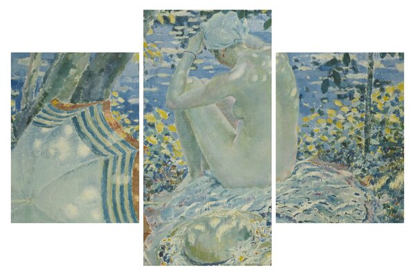 Slika - Frederick Carl Frieseke, On the Bank, reprodukcije (90x60 cm)