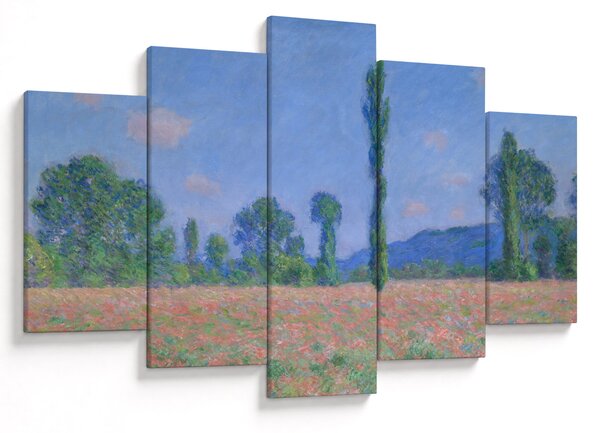 Slika - Claude Monet, Poppy Field (Giverny), reprodukcije (150x105 cm)