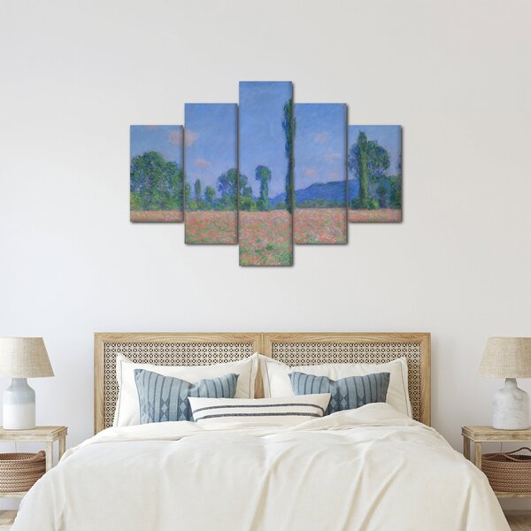 Slika - Claude Monet, Poppy Field (Giverny), reprodukcije (150x105 cm)