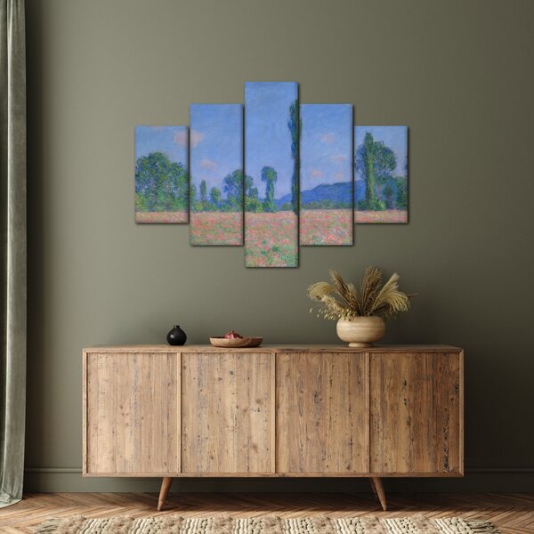 Slika - Claude Monet, Poppy Field (Giverny), reprodukcije (150x105 cm)