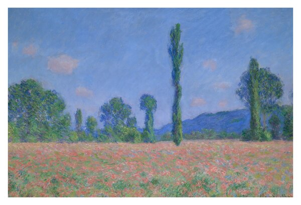 Slika - Claude Monet, Poppy Field (Giverny), reprodukcije (90x60 cm)