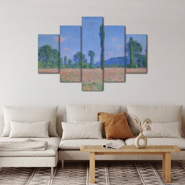 Slika - Claude Monet, Poppy Field (Giverny), reprodukcije (150x105 cm)