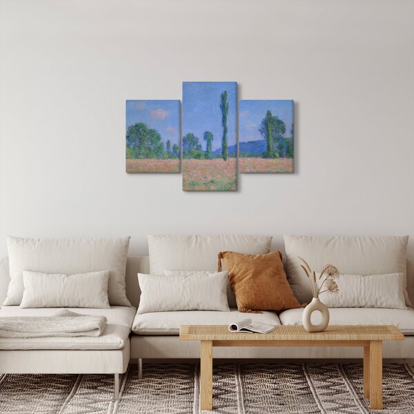 Slika - Claude Monet, Poppy Field (Giverny), reprodukcije (90x60 cm)