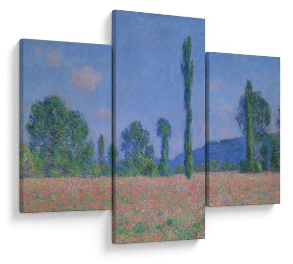 Slika - Claude Monet, Poppy Field (Giverny), reprodukcije (90x60 cm)