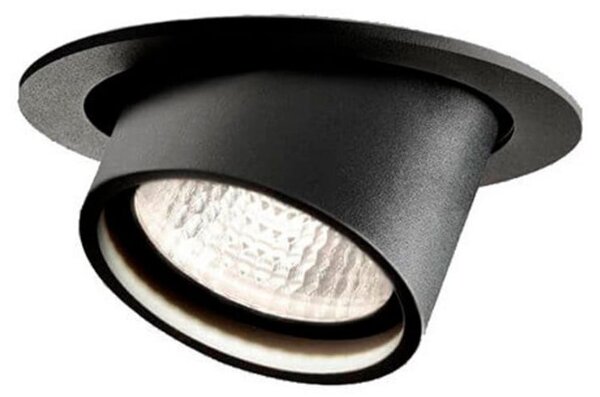 Kutni ugradbeni reflektor, 7W, CCT, crni - LIGHT-POINT