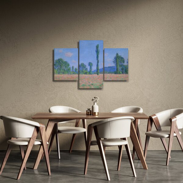 Slika - Claude Monet, Poppy Field (Giverny), reprodukcije (90x60 cm)