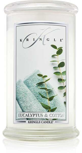 Kringle Candle Eucalyptus & Cotton mirisna svijeća 624 g