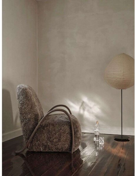 Podne Lampa ferm LIVING, Bež, Dnevna soba, Papirnati karton