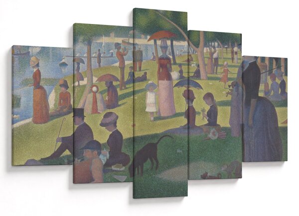 Slika - Georges Seurat, A Sunday on La Grande Jatte, reprodukcije (150x105 cm)
