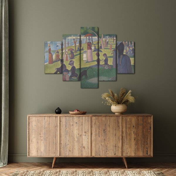 Slika - Georges Seurat, A Sunday on La Grande Jatte, reprodukcije (150x105 cm)