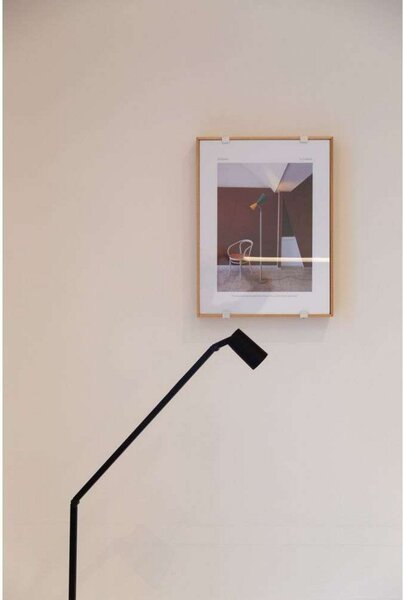 Podne Lampa Nemo Lighting, prigušiv, Crno, Dnevna soba, Aluminij