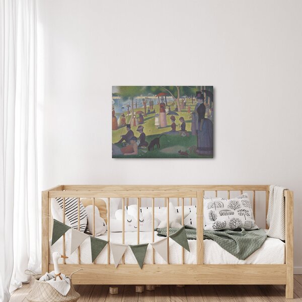 Slika - Georges Seurat, A Sunday on La Grande Jatte, reprodukcije (70x50 cm)