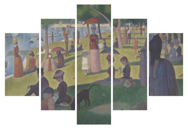 Slika - Georges Seurat, A Sunday on La Grande Jatte, reprodukcije (150x105 cm)