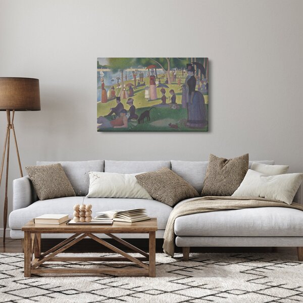 Slika - Georges Seurat, A Sunday on La Grande Jatte, reprodukcije (90x60 cm)