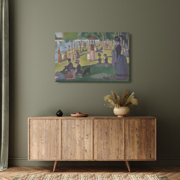Slika - Georges Seurat, A Sunday on La Grande Jatte, reprodukcije (90x60 cm)