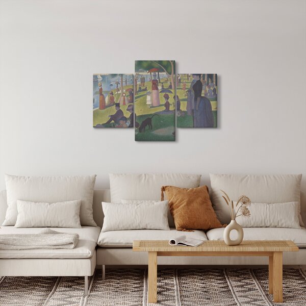 Slika - Georges Seurat, A Sunday on La Grande Jatte, reprodukcije (90x60 cm)