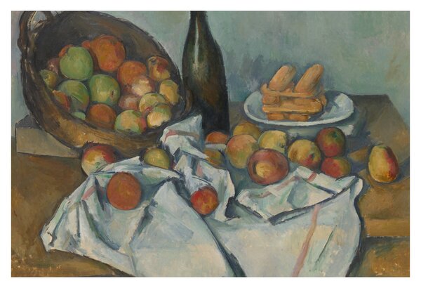 Slika - Paul Cezanne, The Basket of Apples, reprodukcije (90x60 cm)