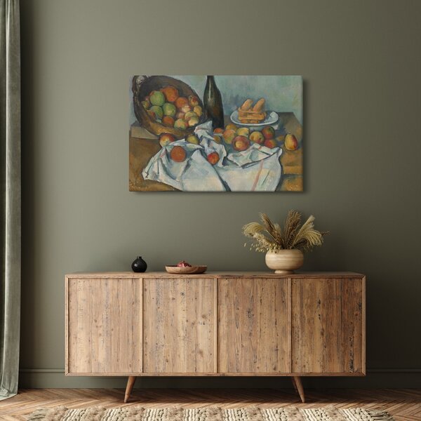 Slika - Paul Cezanne, The Basket of Apples, reprodukcije (90x60 cm)