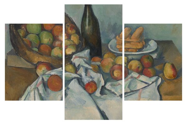 Slika - Paul Cezanne, The Basket of Apples, reprodukcije (90x60 cm)