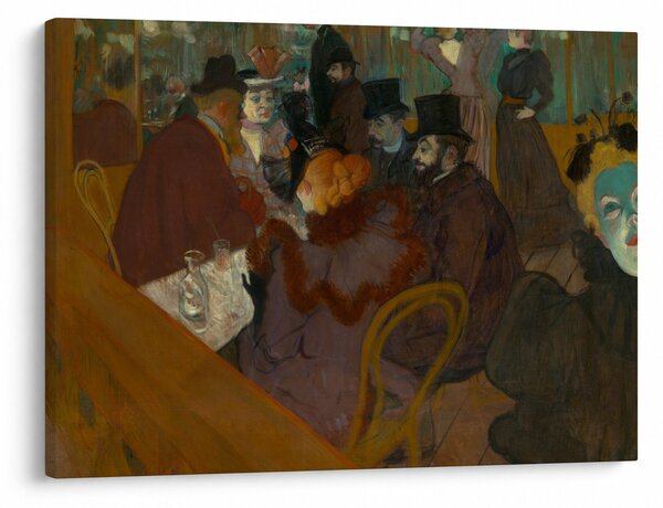 Slika - Henri de Toulouse-Lautrec, At the Moulin Rouge, reprodukcije (70x50 cm)