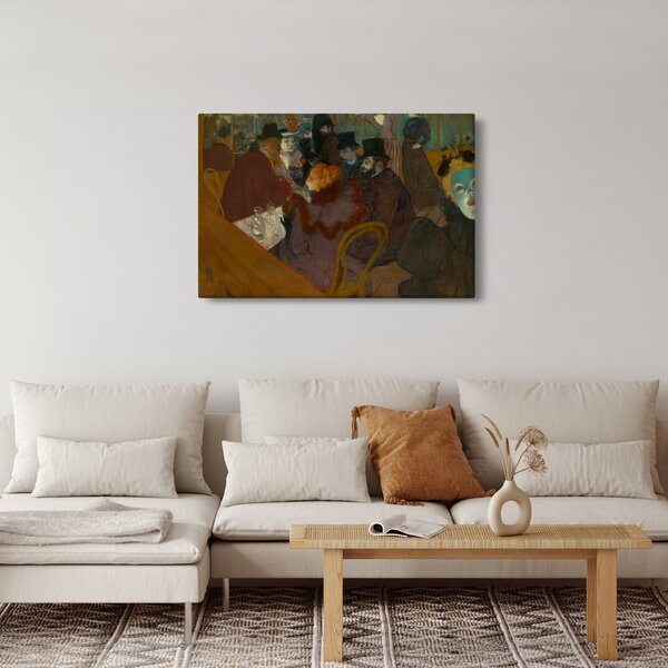 Slika - Henri de Toulouse-Lautrec, At the Moulin Rouge, reprodukcije (90x60 cm)