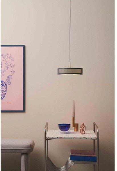 Viseća lampa Frame 3, Ø 24 cm, crna/mesing - Halo Design