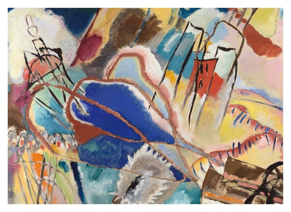 Slika - Vasily Kandinsky, Improvisation No. 30 (Cannons), reprodukcije (70x50 cm)