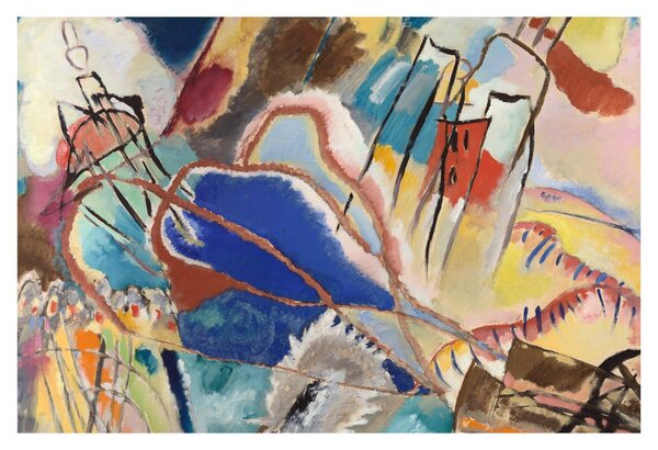 Slika - Vasily Kandinsky, Improvisation No. 30 (Cannons), reprodukcije (90x60 cm)