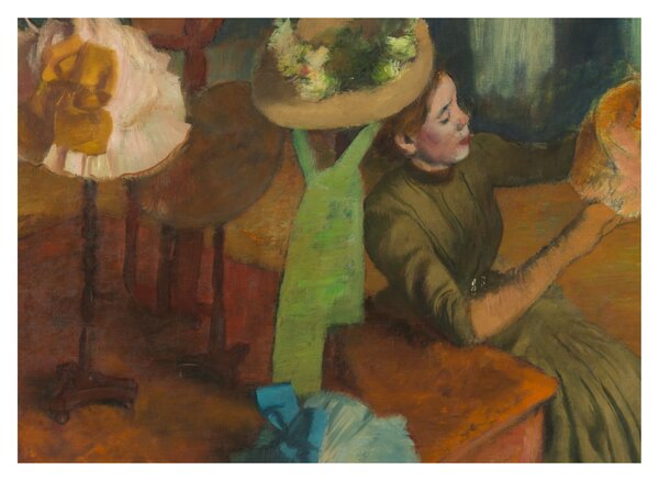Slika - Edgar Degas, The Millinery Shop, reprodukcije (70x50 cm)