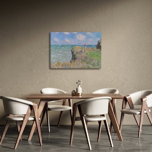 Slika - Claude Monet, Cliff Walk at Pourville, reprodukcije (70x50 cm)