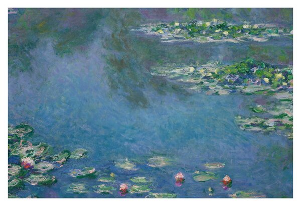 Slika - Claude Monet, Water Lilies, reprodukcije (90x60 cm)