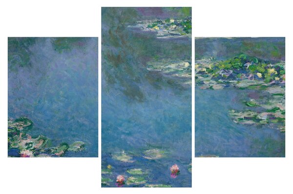 Slika - Claude Monet, Water Lilies, reprodukcije (90x60 cm)