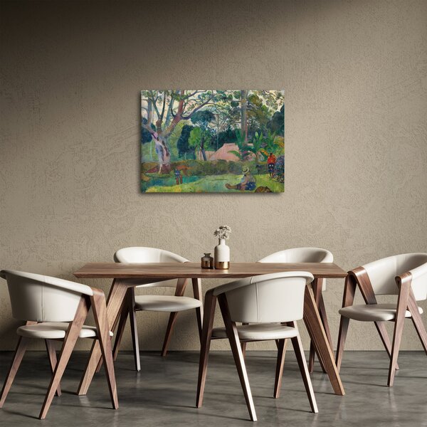 Slika - Paul Gauguin, Te raau rahi (The Big Tree), reprodukcije (70x50 cm)