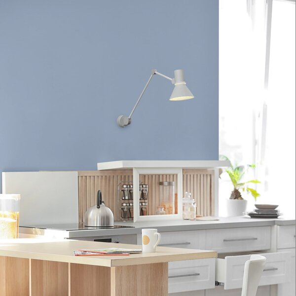 Zidne Svjetiljka Anglepoise, Type 80 W3, Sivo, Dnevna soba, Metal, Dizajn