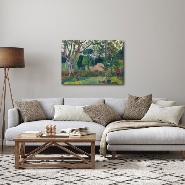 Slika - Paul Gauguin, Te raau rahi (The Big Tree), reprodukcije (70x50 cm)