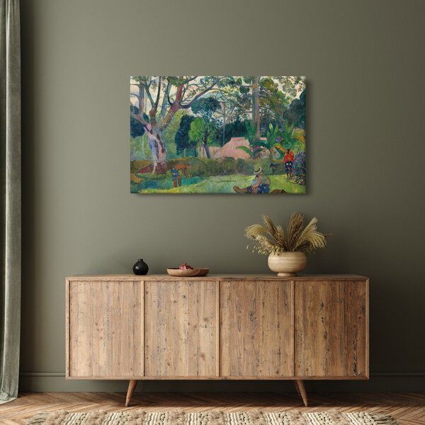 Slika - Paul Gauguin, Te raau rahi (The Big Tree), reprodukcije (90x60 cm)