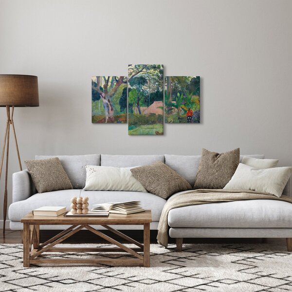 Slika - Paul Gauguin, Te raau rahi (The Big Tree), reprodukcije (90x60 cm)