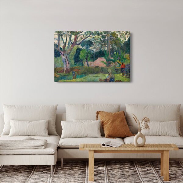 Slika - Paul Gauguin, Te raau rahi (The Big Tree), reprodukcije (90x60 cm)