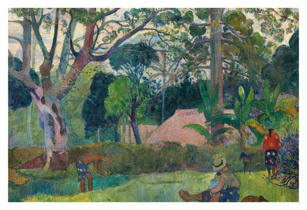 Slika - Paul Gauguin, Te raau rahi (The Big Tree), reprodukcije (90x60 cm)