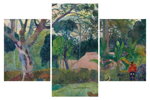 Slika - Paul Gauguin, Te raau rahi (The Big Tree), reprodukcije (90x60 cm)